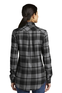 LW668 - Port Authority Ladies Plaid Flannel Tunic