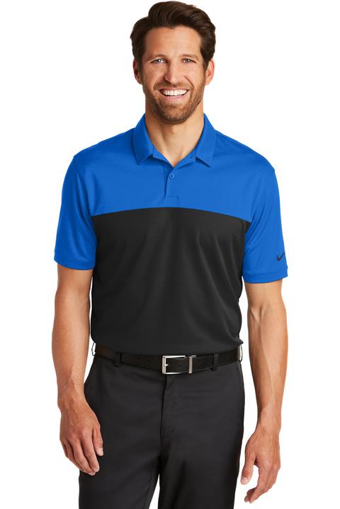 881655 - Nike Golf Dri-FIT Colorblock Micro Pique Polo