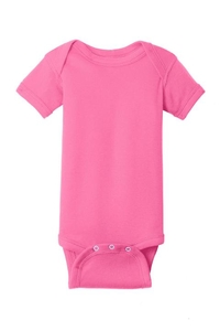 RS4400 - Rabbit Skins Infant Short Sleeve Baby Rib Bodysuit