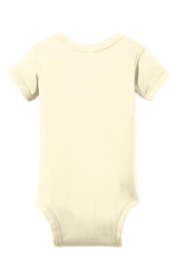 RS4400 - Rabbit Skins Infant Short Sleeve Baby Rib Bodysuit