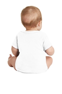 RS4400 - Rabbit Skins Infant Short Sleeve Baby Rib Bodysuit