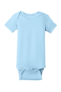 RS4400 - Rabbit Skins Infant Short Sleeve Baby Rib Bodysuit
