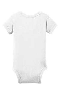 RS4400 - Rabbit Skins Infant Short Sleeve Baby Rib Bodysuit