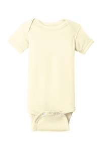RS4400 - Rabbit Skins Infant Short Sleeve Baby Rib Bodysuit