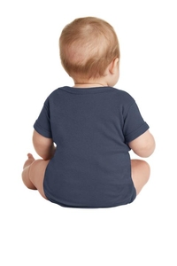 RS4400 - Rabbit Skins Infant Short Sleeve Baby Rib Bodysuit