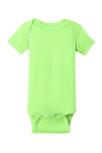 RS4400 - Rabbit Skins Infant Short Sleeve Baby Rib Bodysuit