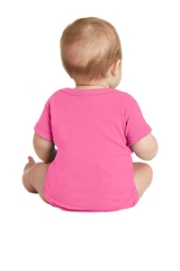 RS4400 - Rabbit Skins Infant Short Sleeve Baby Rib Bodysuit