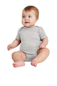 RS4400 - Rabbit Skins Infant Short Sleeve Baby Rib Bodysuit