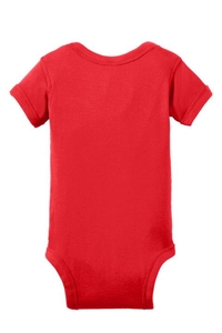 RS4400 - Rabbit Skins Infant Short Sleeve Baby Rib Bodysuit