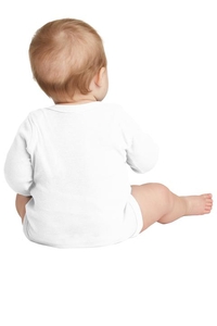 RS4411 - Rabbit Skins Infant Long Sleeve Baby Rib Bodysuit
