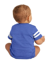 RS4437 - Rabbit Skins Infant Football Fine Jersey Bodysuit