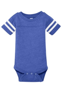RS4437 - Rabbit Skins Infant Football Fine Jersey Bodysuit