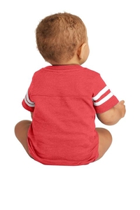 RS4437 - Rabbit Skins Infant Football Fine Jersey Bodysuit