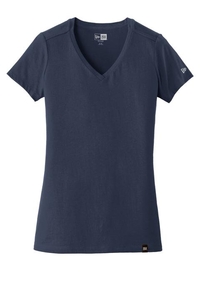 LNEA101 - New Era  Ladies Heritage Blend V Neck Tee