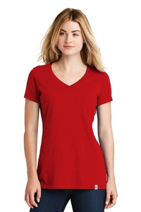 LNEA101 - New Era Ladies Heritage Blend V Neck Tee