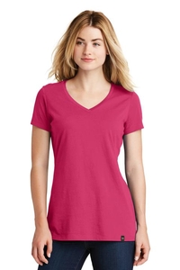 LNEA101 - New Era Ladies Heritage Blend V Neck Tee
