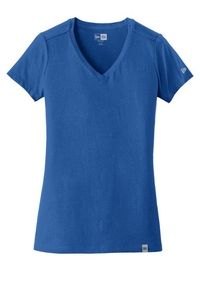 LNEA101 - New Era Ladies Heritage Blend V Neck Tee