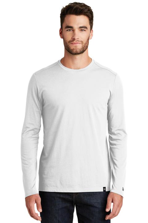 NEA102 - New Era  Heritage Blend Long Sleeve Crew Tee