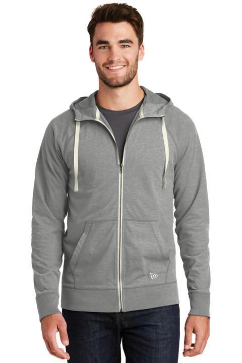 NEA122 - New Era Sueded Cotton Full Zip Hoodie