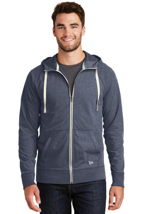 NEA122 - New Era Sueded Cotton Full Zip Hoodie