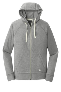 NEA122 - New Era Sueded Cotton Full Zip Hoodie