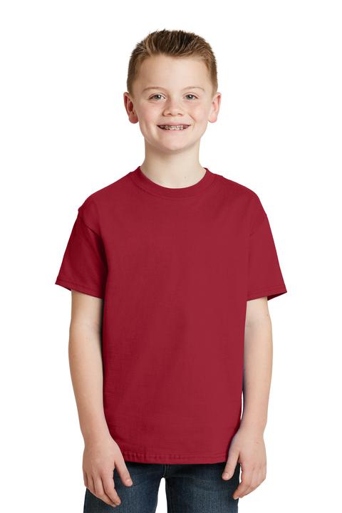 5450 - Hanes - Youth Tagless 100% Cotton T-Shirt. 5450