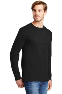 5586 - Hanes - Tagless 100% Cotton Long Sleeve T-Shirt. 5586