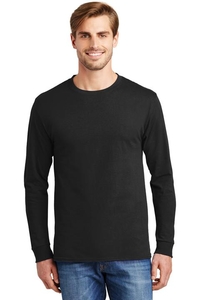 5586 - Hanes - Tagless 100% Cotton Long Sleeve T-Shirt. 5586