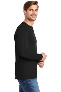 5586 - Hanes - Tagless 100% Cotton Long Sleeve T-Shirt. 5586