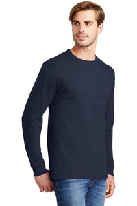 5586 - Hanes - Tagless 100% Cotton Long Sleeve T-Shirt.  5586