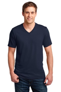 982 - Anvil 100% Combed Ring Spun Cotton V Neck T Shirt