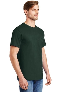 5590 - Hanes - Tagless 100%  Cotton T-Shirt with Pocket.  5590