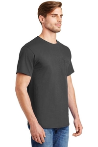 5590 - Hanes - Tagless 100% Cotton T-Shirt with Pocket. 5590