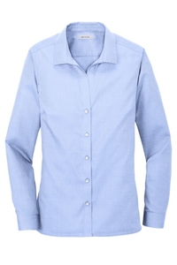 RH470 - Red House Ladies Long Sleeve Nailhead Non Iron Shirt