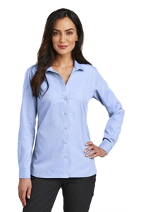 RH470 - Red House Ladies Long Sleeve Nailhead Non Iron Shirt