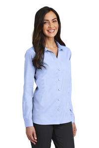 RH470 - Red House Ladies Long Sleeve Nailhead Non Iron Shirt