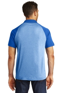 ST641 - Sport-Tek PosiCharge RacerMesh Raglan Heather Block Polo
