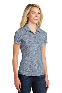 LST590 - Sport-Tek Ladies PosiCharge Electric Heather Polo