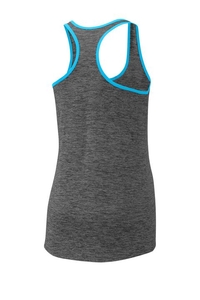 LST396 - Sport-Tek Ladies PosiCharge Electric Heather Racerback Tank
