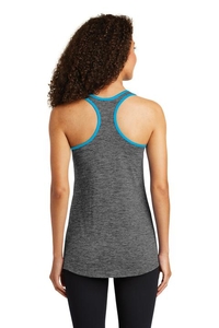 LST396 - Sport-Tek Ladies PosiCharge Electric Heather Racerback Tank