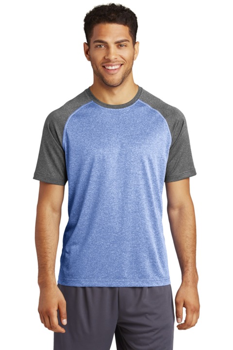ST362 - Sport-Tek Heather-On-Heather Contender Tee