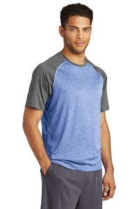 ST362 - Sport-Tek Heather-On-Heather Contender Tee