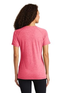 LST400 - Sport-Tek Ladies PosiCharge Tri Blend Wicking Scoop Neck Raglan Tee