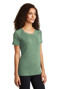 LST400 - Sport-Tek Ladies PosiCharge Tri Blend Wicking Scoop Neck Raglan Tee
