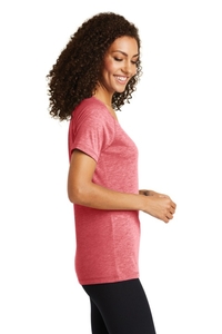 LST400 - Sport-Tek Ladies PosiCharge Tri Blend Wicking Scoop Neck Raglan Tee