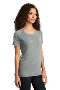 LST400 - Sport-Tek Ladies PosiCharge Tri Blend Wicking Scoop Neck Raglan Tee