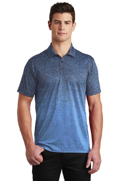ST671 - Sport-Tek Ombre Heather Polo