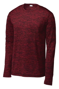 ST390LS - Sport-Tek PosiCharge Long Sleeve Electric Heather Tee