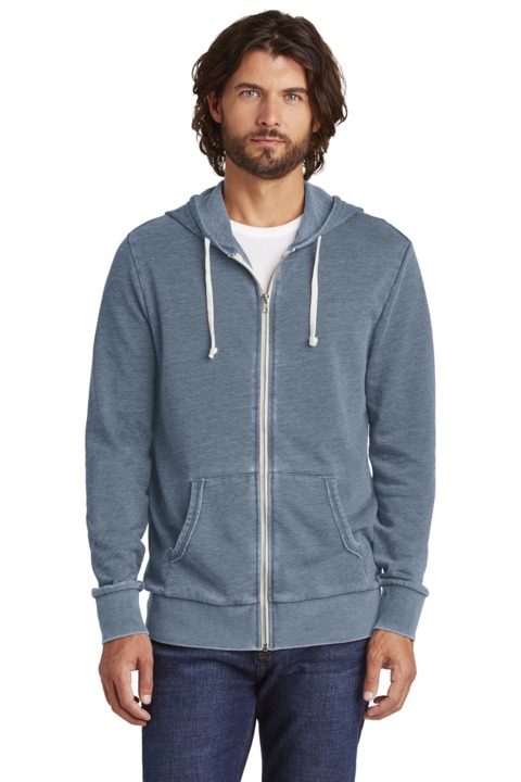 AA8636 - Alternative Burnout Laid-Back Zip Hoodie