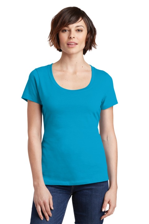 DM106L - District Women's Perfect Weight Scoop Tee